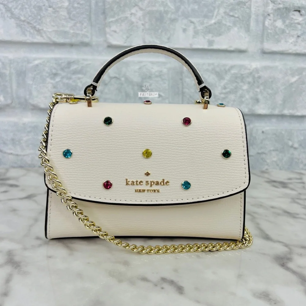 Kate Spade Darcy Studded Micro Top Handle Satchel